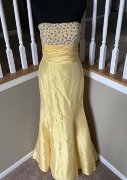 Jovani Yellow Size 6 70 Off Floor Length Military A-line Dress on Queenly