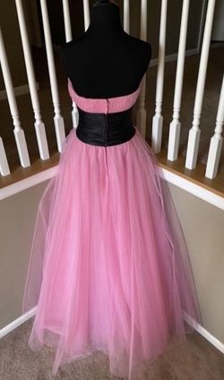 Jovani Light Pink Size 4 Floor Length Pageant Ball gown on Queenly
