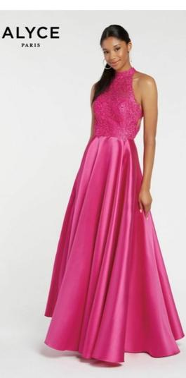 Alyce Paris Pink Size 12 $300 Pageant Train Dress on Queenly