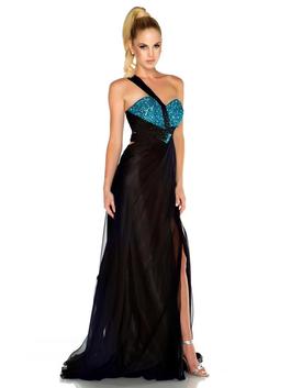 Style 64348L Mac Duggal Black Size 2 Prom Cut Out Side slit Dress on Queenly