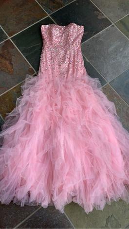 Sherri Hill Pink Size 4 Floor Length Prom Ball gown on Queenly
