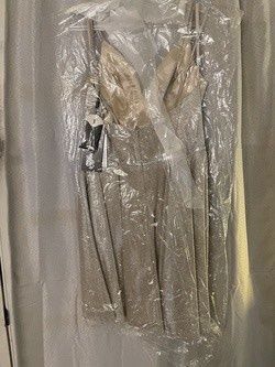 Cinderella Silver Size 10 Military Flare 70 Off A-line Dress on Queenly