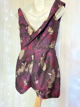 Rachel Allan Purple Size 8 $300 Jumpsuit Dress on Queenly