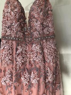 TERANI PAGEANT COLLECTION 1922GL0681 DRESS Pink Size 2 Floor Length Mermaid Dress on Queenly