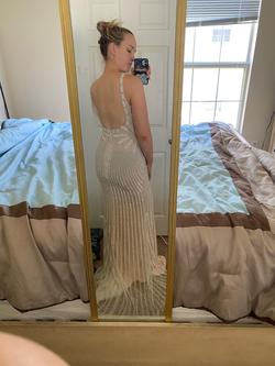 Portia and Scarlett White Size 6 Mermaid Straight Dress on Queenly