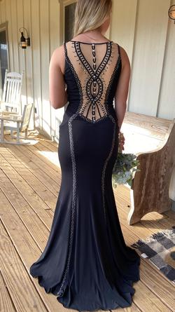 Jovani Black Size 4 Floor Length 50 Off Straight Dress on Queenly
