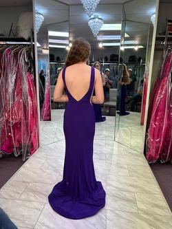 Jovani Purple Size 2 Prom Straight Dress on Queenly