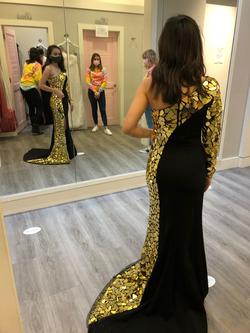 Sherri Hill Black Size 2 Floor Length Pageant Straight Dress on Queenly