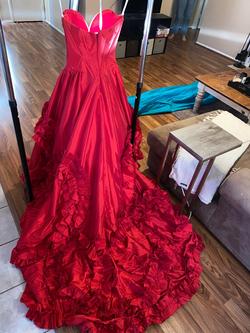 Sherri Hill Red Size 2 $300 Ball gown on Queenly
