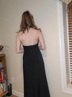 Onyx Nite Black Size 6 Floor Length Straight Dress on Queenly
