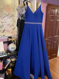 Brooklyn & Bailey Blue Size 8 Sorority Formal $300 Ball gown on Queenly