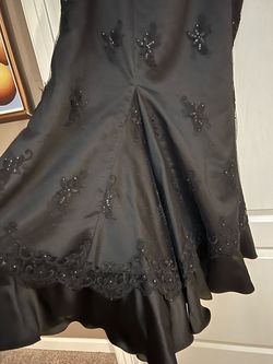 Black Size 18 Train Dress on Queenly