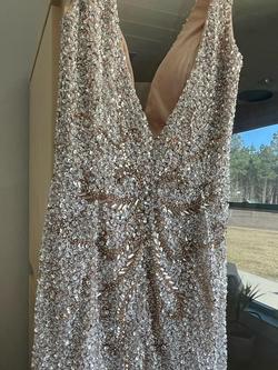 Silver Size 10 Mermaid Dress on Queenly