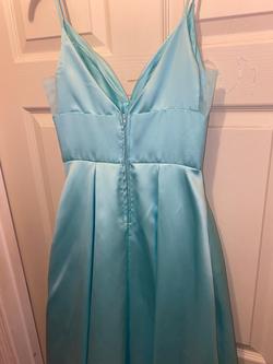 B darlin prom dress Blue Size 0 Prom $300 Winter Formal Ball gown on Queenly