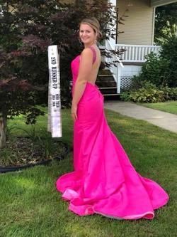 Sherri Hill Hot Pink Size 6 Prom Jewelled Mermaid Dress on Queenly