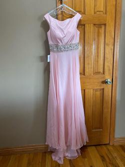 Sherri Hill Pink Size 8 Black Tie Floor Length A-line Dress on Queenly