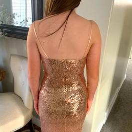 B. smart Gold Size 8 50 Off $300 Straight Dress on Queenly