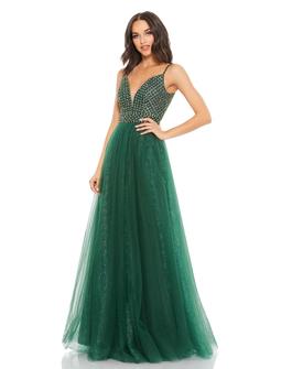 Style 35009 Mac Duggal Green Size 2 $300 A-line Dress on Queenly
