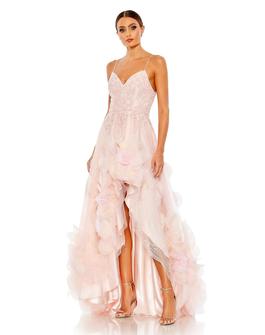 Style 11293 Mac Duggal Pink Size 2 Polyester Silk High Low Train Dress on Queenly