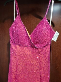 Andretta Donatello Pink Size 8 $300 Summer Floor Length Side slit Dress on Queenly