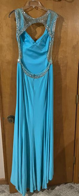Tony Bowls Blue Size 14 $300 Straight Dress on Queenly