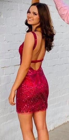 Sherri Hill Pink Size 0 Midi Homecoming $300 50 Off Cocktail Dress on Queenly