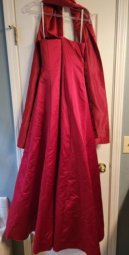 David's Bridal Red Size 4 $300 Davids Bridal A-line Dress on Queenly