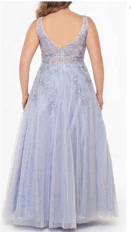 Xscape Purple Size 16 Prom Ball gown on Queenly