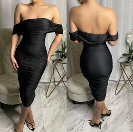 Hoy LA Fashion Black Size 6 Midi Cocktail Dress on Queenly