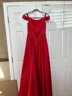Sherri Hill Red Size 6 Floor Length Train Pageant A-line Dress on Queenly