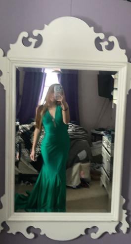Jovani Green Size 8 Prom $300 Mermaid Dress on Queenly