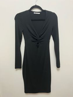 T Alexander wang Black Size 2 Bodycon Cocktail Dress on Queenly