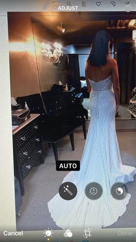 Jasmine White Size 8 Strapless Prom Mermaid Dress on Queenly