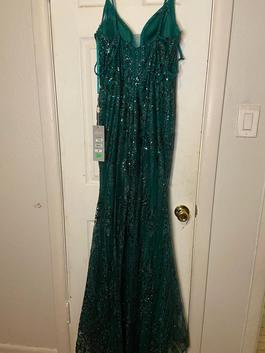 Green Size 6 Side slit Dress on Queenly