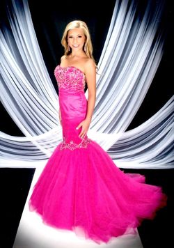 Sherri Hill Pink Size 2.0 Strapless 50 Off Black Tie Prom Floor Length Mermaid Dress on Queenly