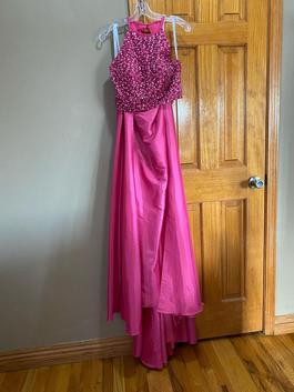 Sherri Hill Pink Size 10 Barbiecore Euphoria Side slit Dress on Queenly