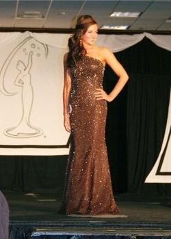 Stephen Yearick Nude Size 4 Floor Length Pageant Mermaid Dress on Queenly