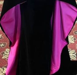 Sherri Hill Black Size 0 Barbiecore Jewelled Silk Free Shipping Train Dress on Queenly