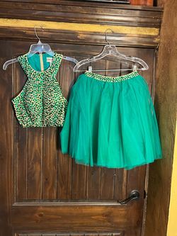 Sherri Hill Light Green Size 2 Appearance Emerald Tulle Cocktail Dress on Queenly