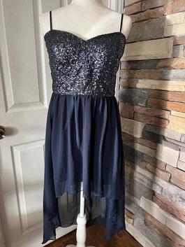 Trixxi Blue Size 0 Black Tie $300 A-line Dress on Queenly
