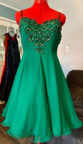 Mike Bennet Green Size 4 Black Tie $300 A-line Dress on Queenly