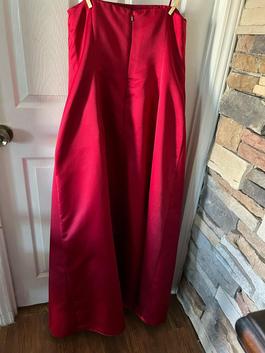 Michelangelo Red Size 18 Midi $300 Cocktail Dress on Queenly