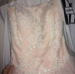 MoriLee Pink Size 10 50 Off Floor Length $300 Ball gown on Queenly
