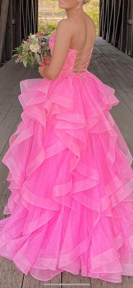 Sherri Hill Pink Size 4 Floor Length Corset Ball gown on Queenly