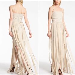 MaxMara Nude Size 4 Floor Length A-line Dress on Queenly