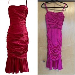 Dolce & Gabbana Pink Size 4 Spandex Midi 50 Off Cocktail Dress on Queenly