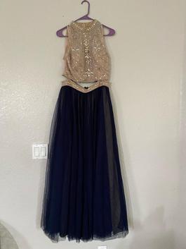 Say Yes to the prom Blue Size 10 Prom Train Dress on Queenly