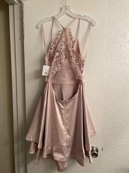 David's Bridal Pink Size 14 Summer $300 Cocktail Dress on Queenly