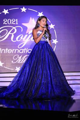 Rachel Allan Blue Size 4 Custom Floor Length Ball gown on Queenly