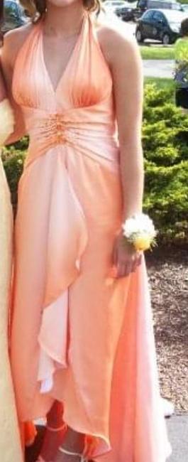 Orange Size 6 Straight Dress on Queenly